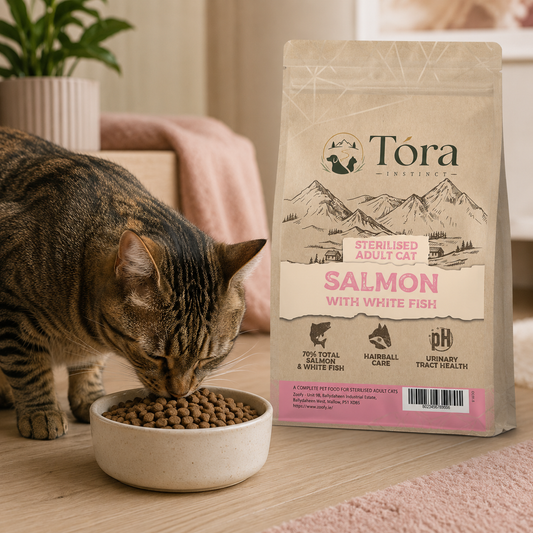 Tora Instinct Salmon with White Fish Sterilised Adult Cat Food