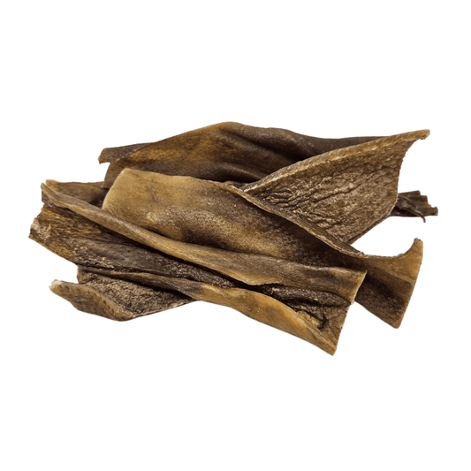 Atlas & Tail Boar Chews showing the natural boar skin texture