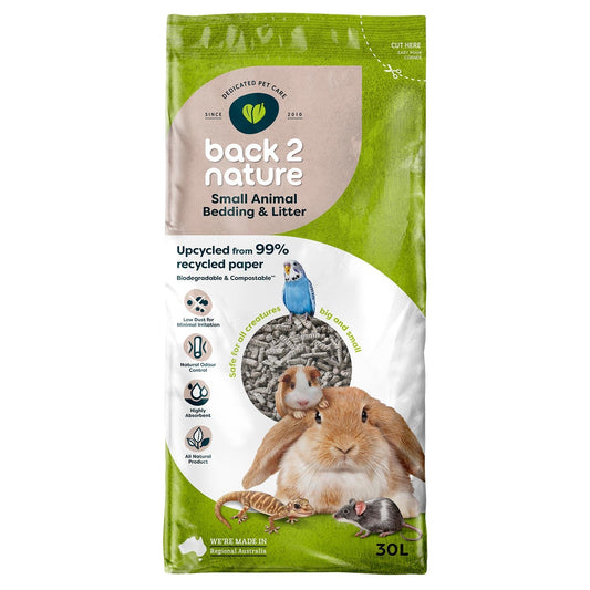 Back 2 Nature Small Animal Bedding and Litter 30L