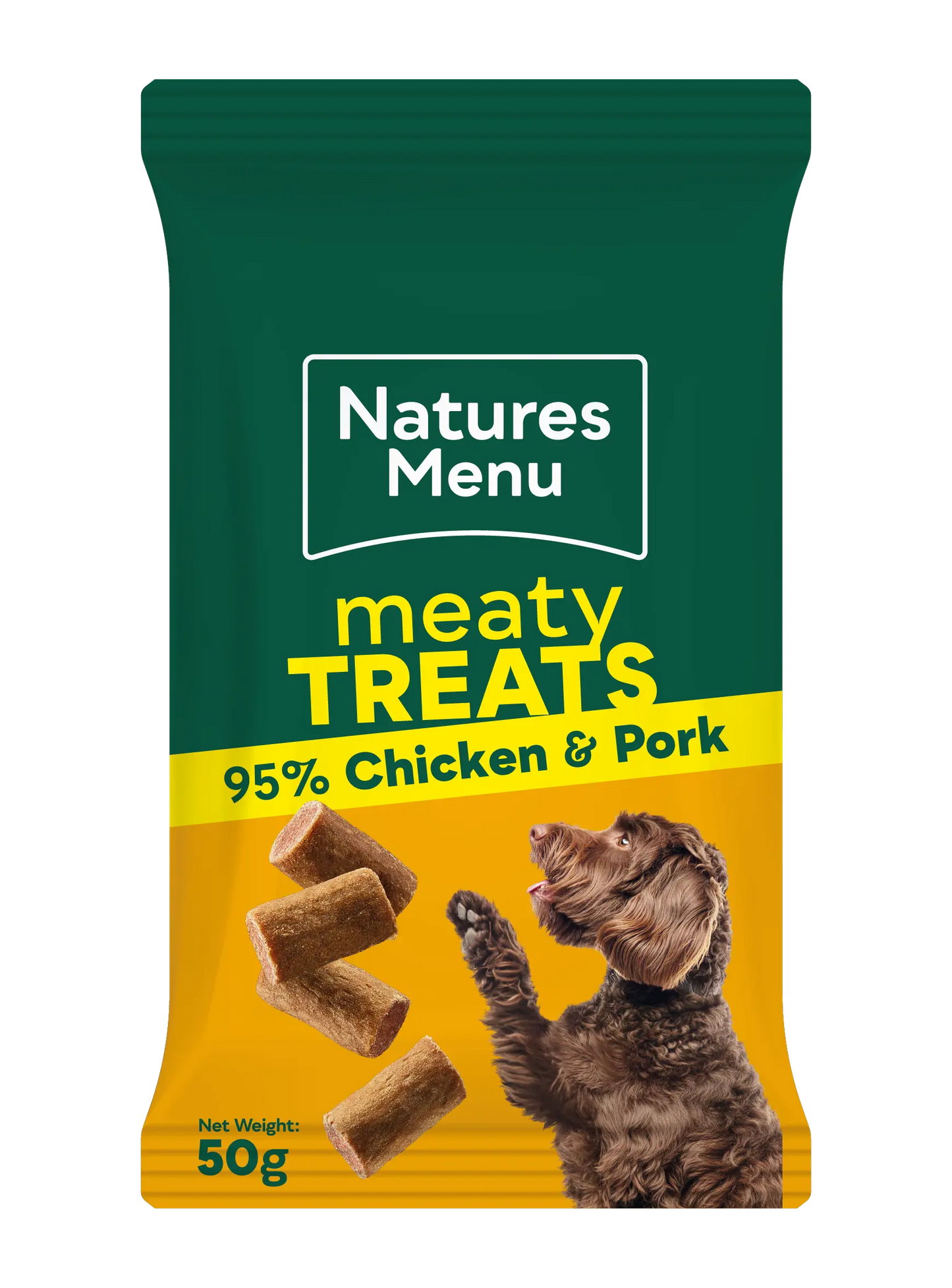 Natures Menu Chicken Meaty Dog Treats 50g