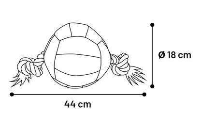Flamingo Matchball Aqua Dog Toy