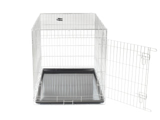 Vadigran Classic dog crate silver 107 cm detail image