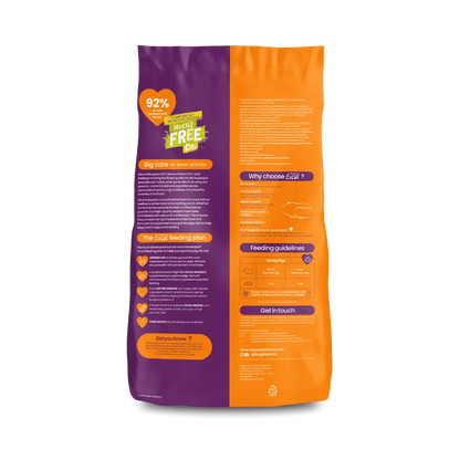 Burgess Excel Guinea Pig Nuggets Blackcurrant and Oregano 1.5kg back pack