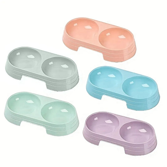 Pastel Twin Pet Bowl