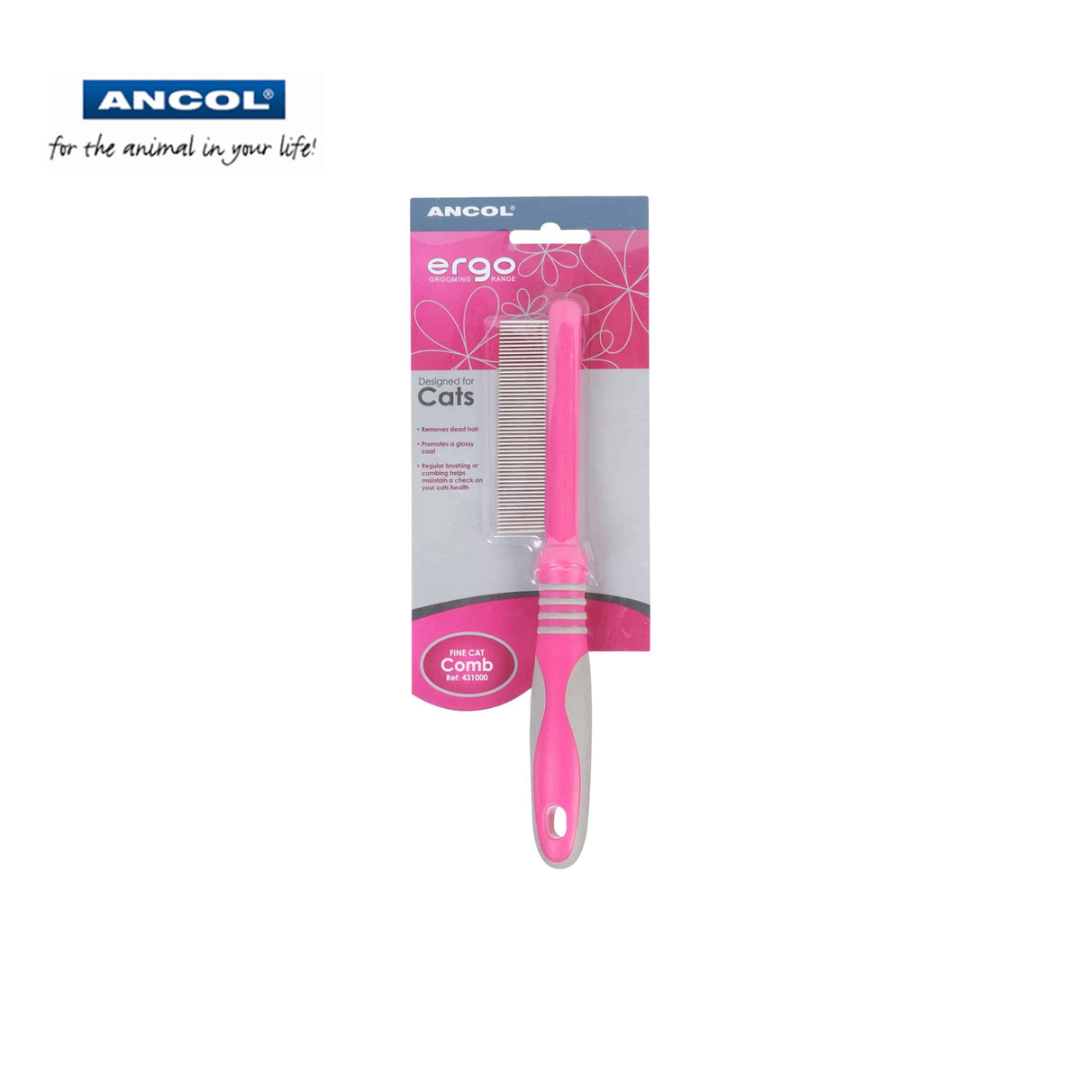 Ancol Ergo Fine Cat Comb packaging view