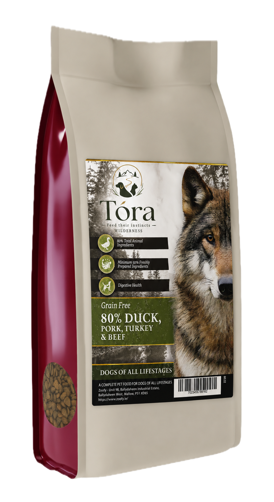 Tora Wilderness Duck All Life Stages Dog Food