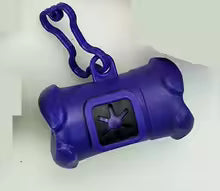 Bone-Shaped Poo Bag Dispenser with Roll