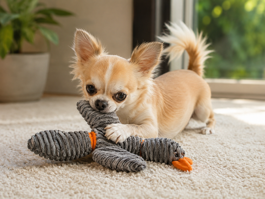 Delilah Duck Plush Dog Toy