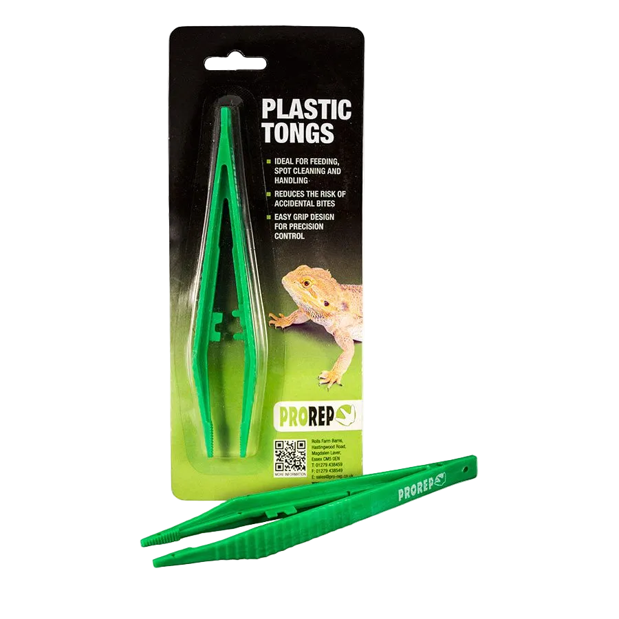 ProRep Plastic Reptile Feeding Tongs 10cm