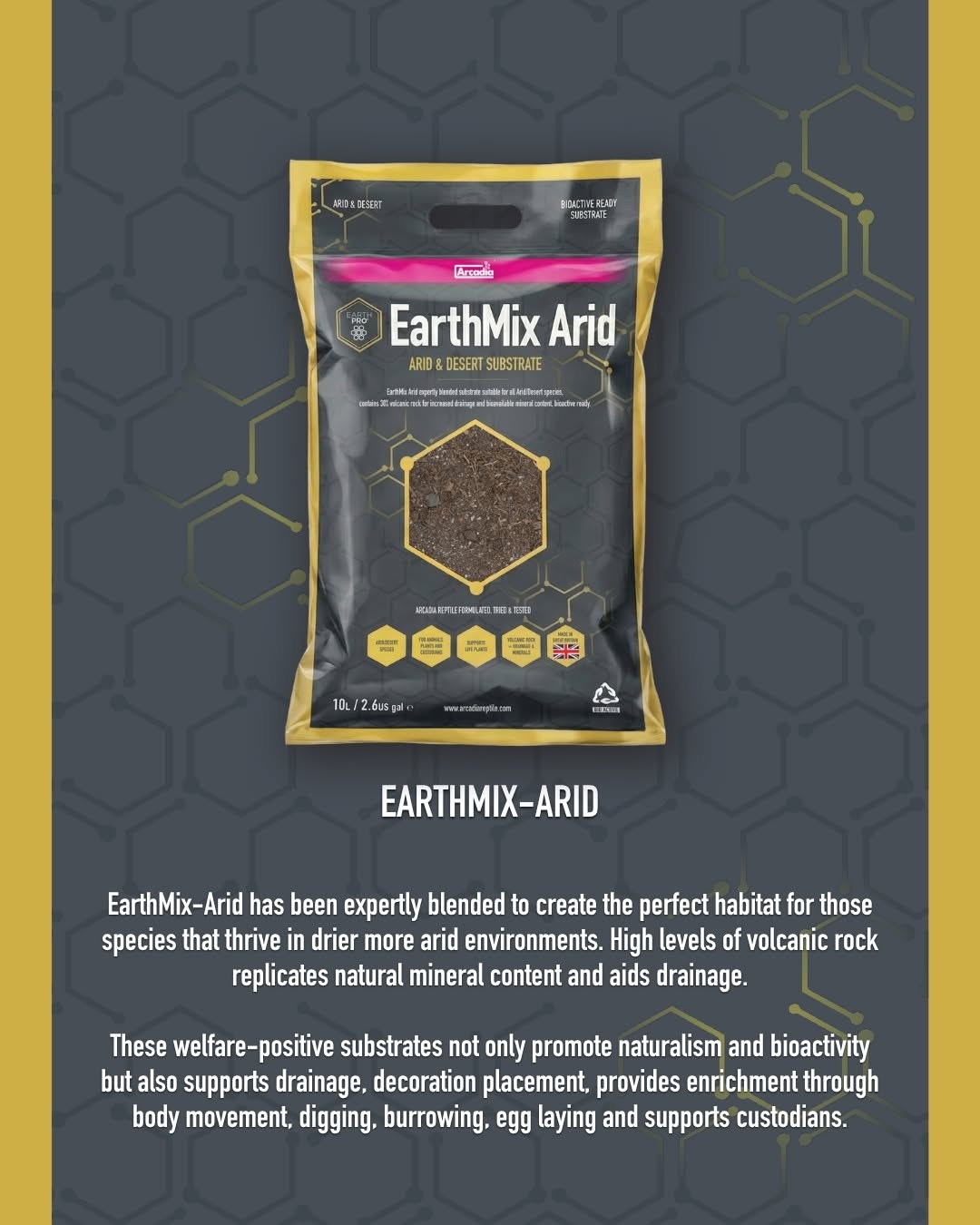 Arcadia EarthMix Arid Substrate