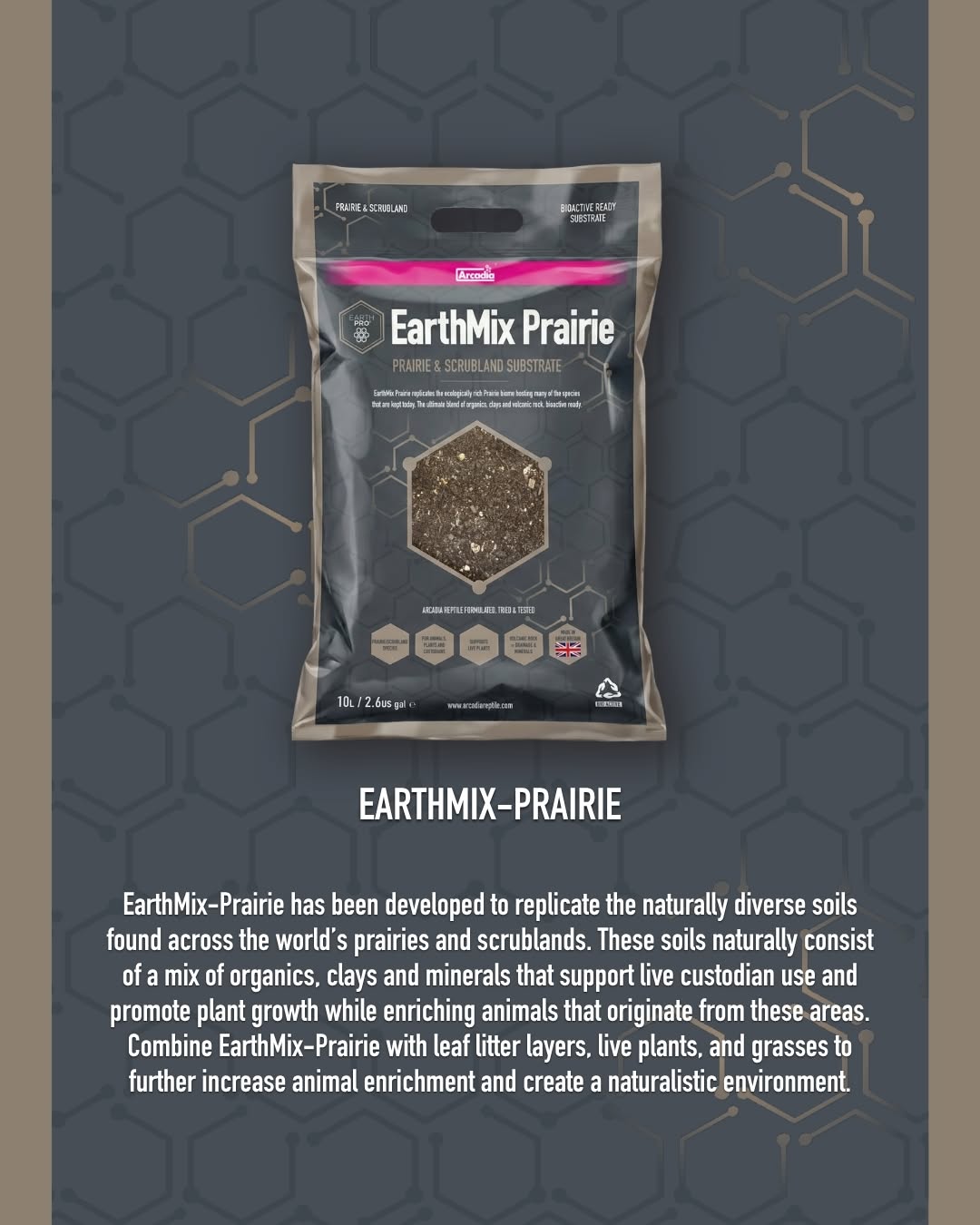 Arcadia EarthMix Prairie Substrate