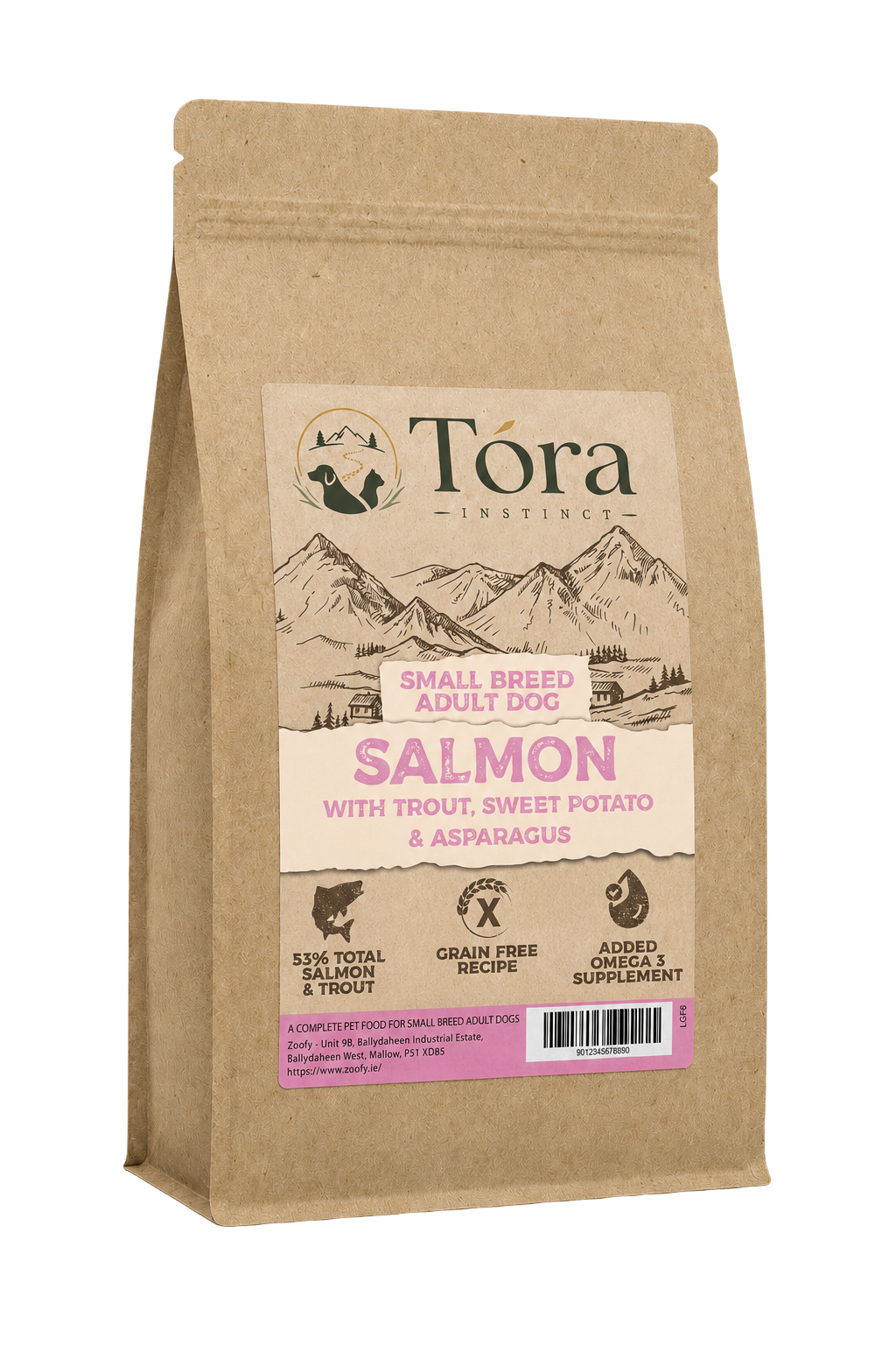 Tora Instinct Salmon Small Breed Adult Dog Food