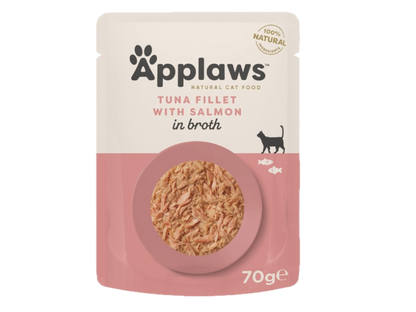 Applaws Tuna Fillet with Salmon in Jelly