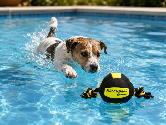 Flamingo Matchball Aqua Dog Toy