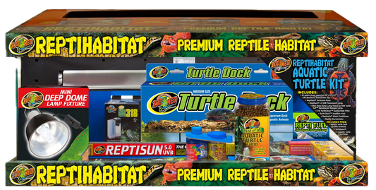 Zoo Med ReptiHabitat Aquatic Turtle Kit