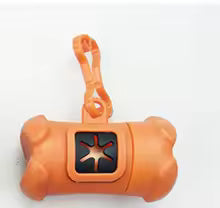 Bone-Shaped Poo Bag Dispenser with Roll