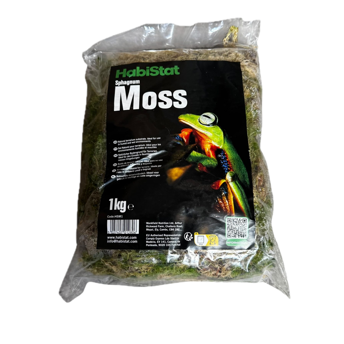 HabiStat Sphagnum Moss 1kg