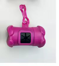 Bone-Shaped Poo Bag Dispenser with Roll