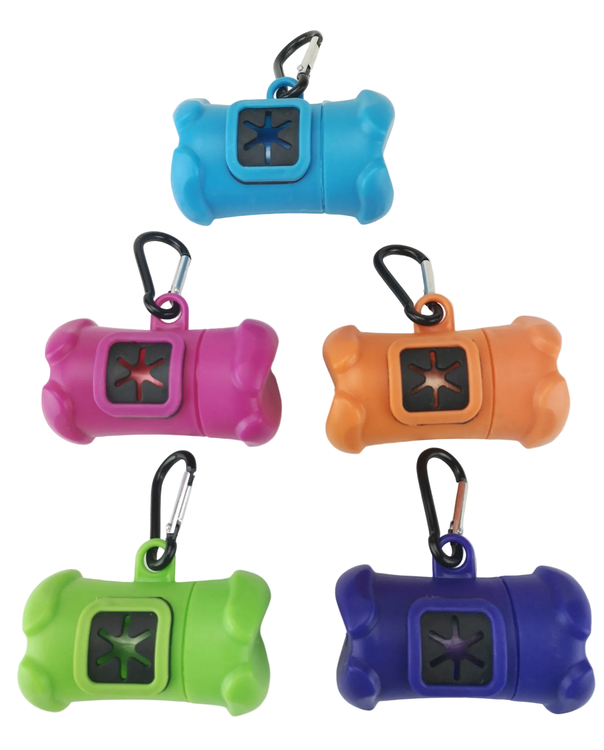 Bone-Shaped Poo Bag Dispenser with Roll