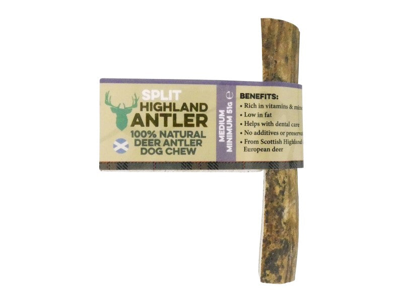 Antos Natural Split Stagbar Dog Chew
