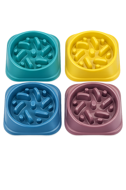 Large Slow Feeder Pet Bowl