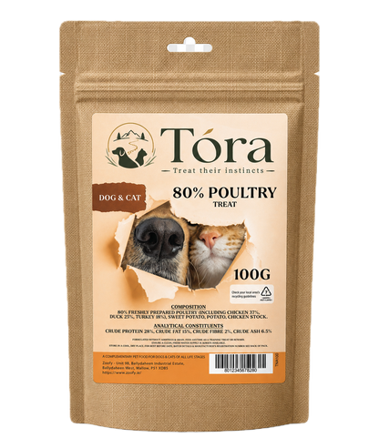 Tora Treats 80% Poultry Treats