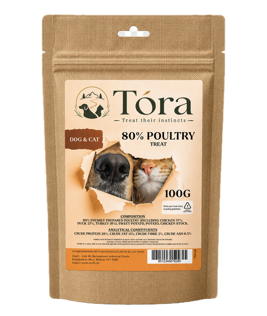 Tora Treats 80% Poultry Treats