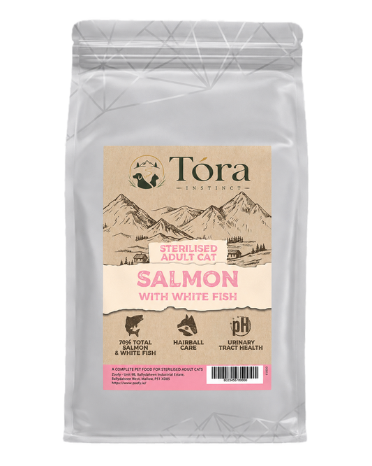 Tora Instinct Salmon with White Fish Sterilised Adult Cat Food