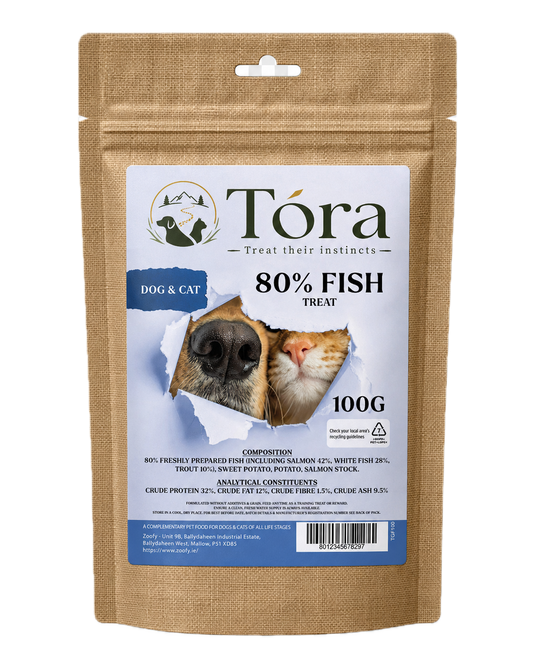 Tora Treats 80% Fish Treats
