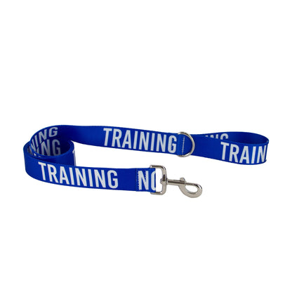 Ancol 40mm Awareness Lead Blue Training front