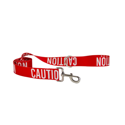 Ancol 40mm Awareness Lead Red - Caution