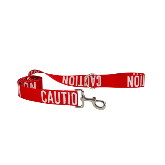 Ancol 40mm Awareness Lead Red - Caution