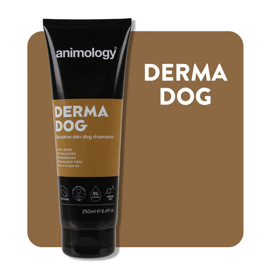 Animology Derma Dog Sensitive Skin Dog Shampoo 250ml product tube