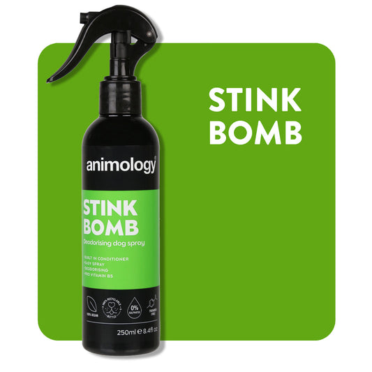 Animology Stink Bomb Deodorising Dog Spray 250ml product bottle