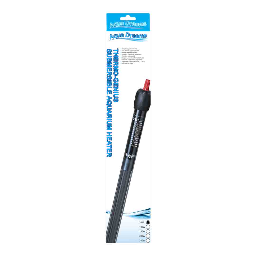 Aqua Dreams aquarium heater front view