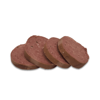 Sliced Atlas & Tail Lamb Pâté showing its texture