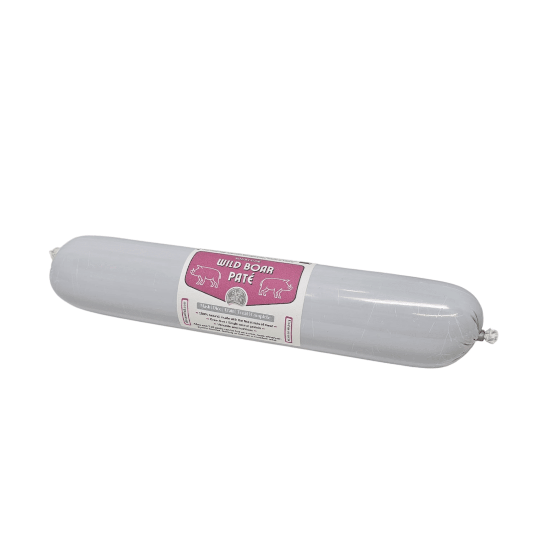 Atlas & Tail Wild Boar Pâté long roll packaging view