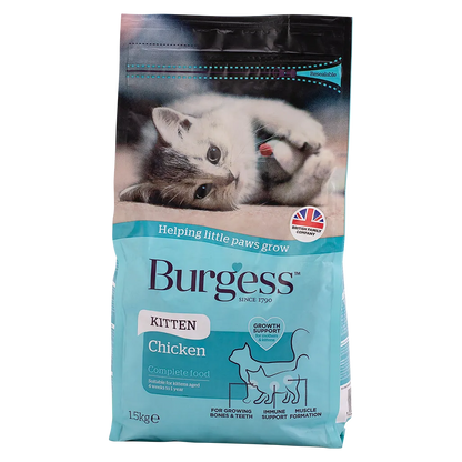 Burgess Kitten Food with Chicken 1.5kg