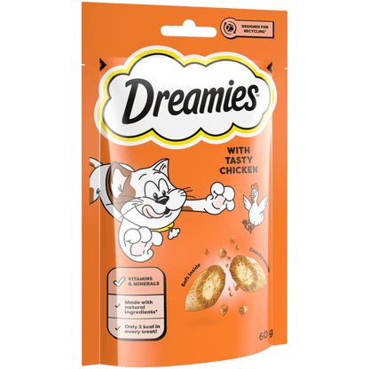 DREAMIES Tasty Chicken cat treats 60g packet
