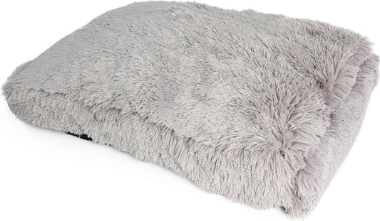 Duvoplus Snug rectangular pet bed in light grey, size L