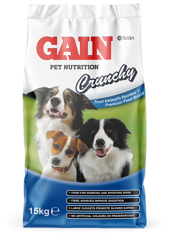 Official GAIN Crunchy dog food product image
