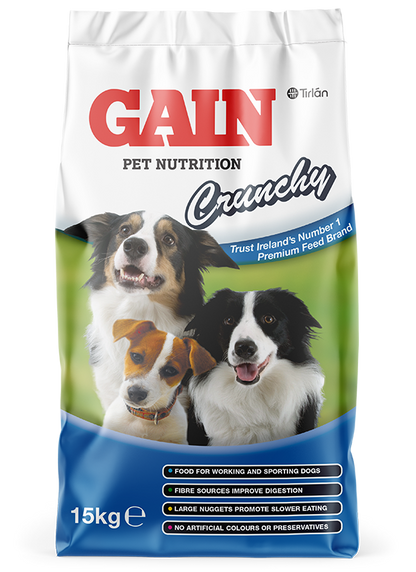 Official GAIN Crunchy dog food product image