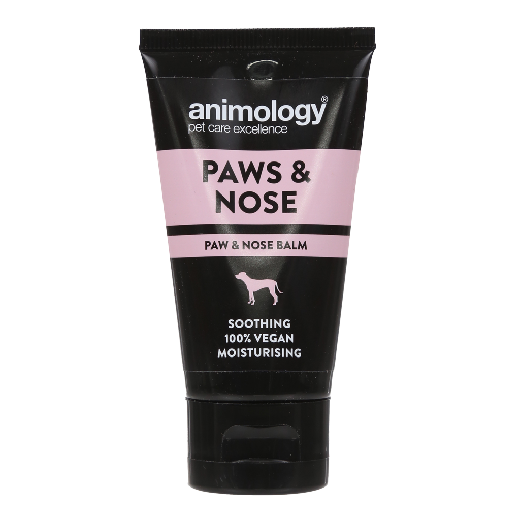 Animology Paws and Nose Balm 50ml tube on a transparent background
