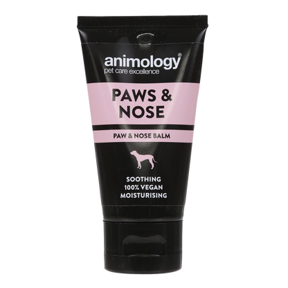 Animology Paws and Nose Balm 50ml tube on a transparent background