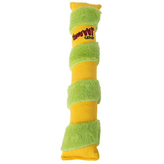 Yeowww Big Kicker 30cm green and yellow catnip toy