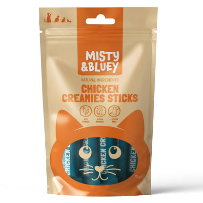Misty & Bluey Chicken Creamies Sticks 5 x 15g