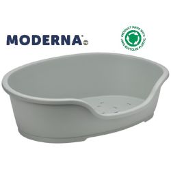 Moderna Domus plastic dog bed in Olive Green