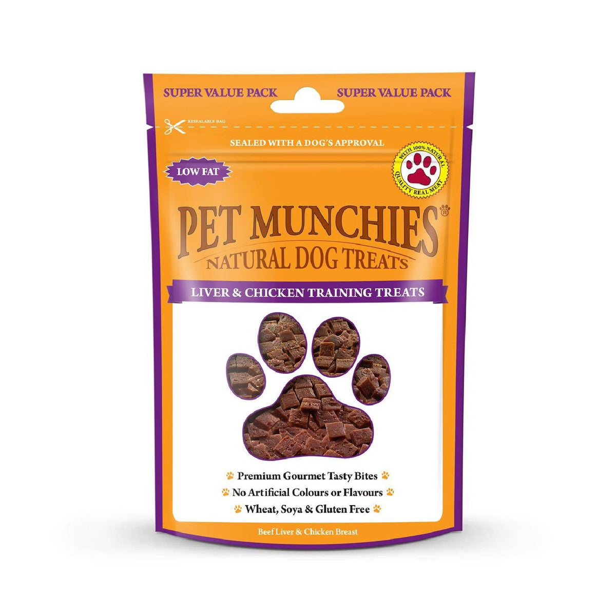 Pet Munchies Liver & Chicken Training Treats 150g single pack
