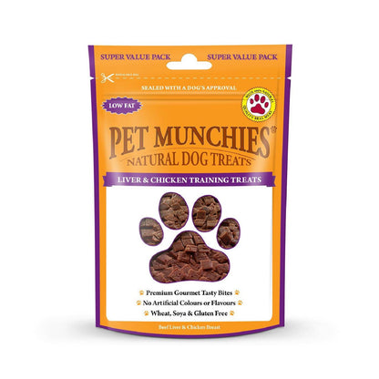 Pet Munchies Liver & Chicken Training Treats 150g single pack