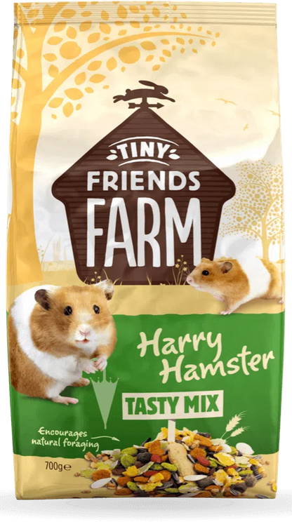 Tiny Friends Farm Harry Hamster Tasty Mix front of pack